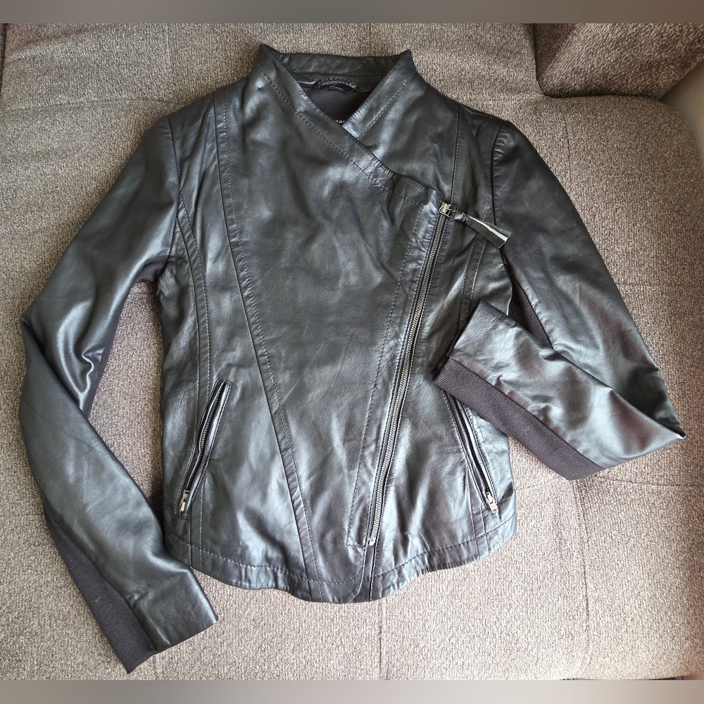Mackage Lambskin Leather Jacket